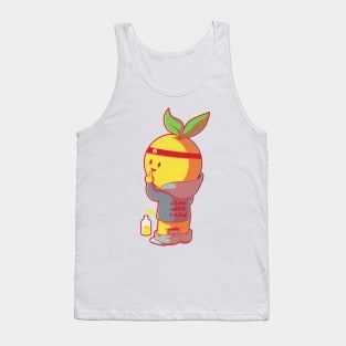 Lemonade Crew Member Peeing Lemon - Funny Tank Top